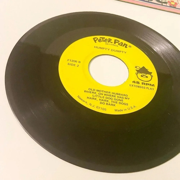 Vintage Peter Pan Records Humpty Dumpty Record 45 rpm Extended Play - Picture 12 of 12